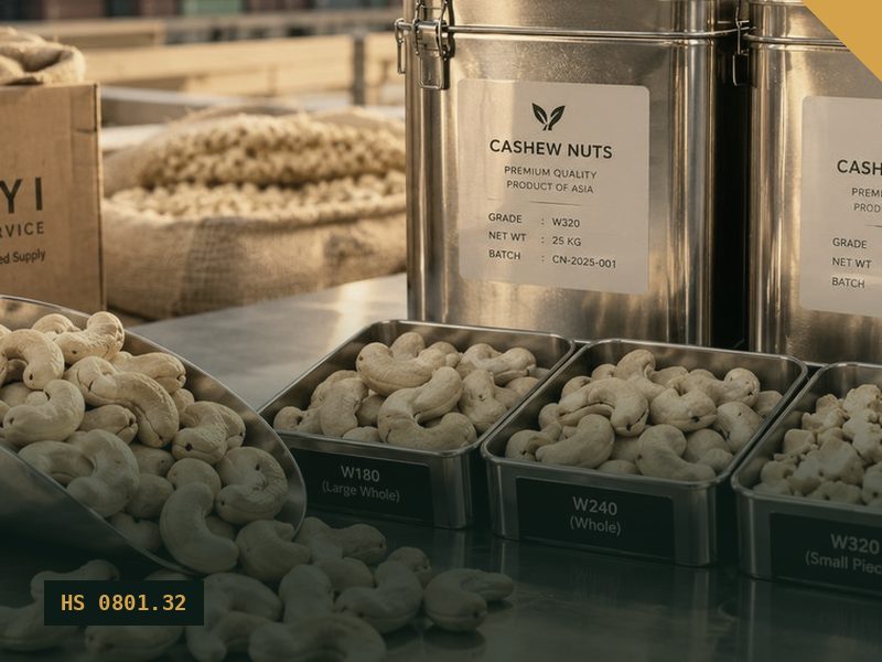 Cashew Kernels W450, Splits & Pieces for export from Malaysia