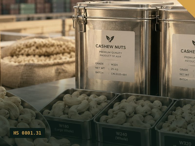 Raw Cashew Nuts in Shell (RCN) for export from Malaysia